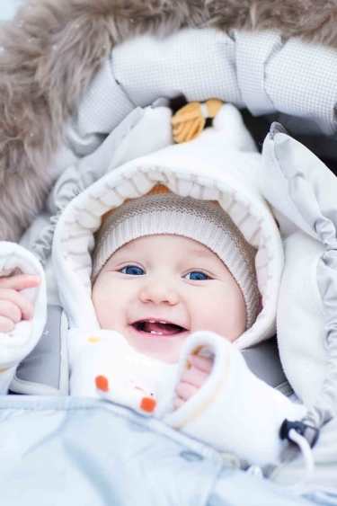 Babykleidung im Winter