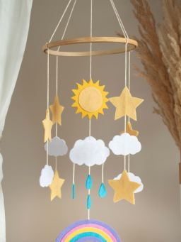Tuto: mobile pour bébé DIY