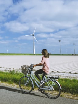 Fietstocht door Flevoland