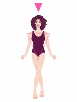 Consejos de estilo para cuerpos triángulo invertido