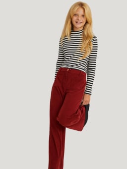 Pantalons en tissu pour filles