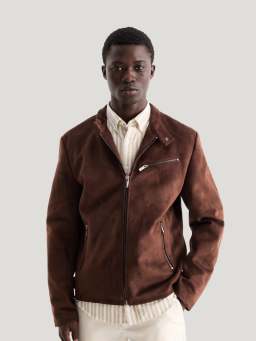 Faux leather garments