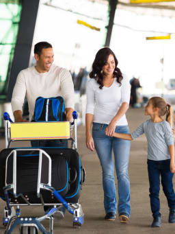 Viajar en avión con niños