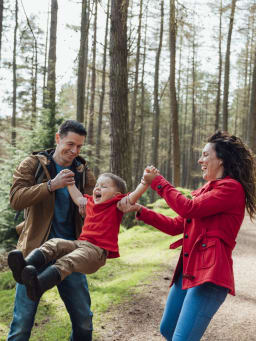 Waldspiele für die ganze Familie