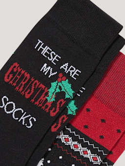 Calcetines navideños a juego