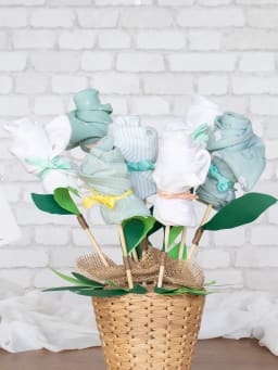 Bouquet de naissance en bodies