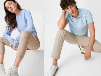 Pantalones beige en varios colores y diseños | C\u0026A tienda online