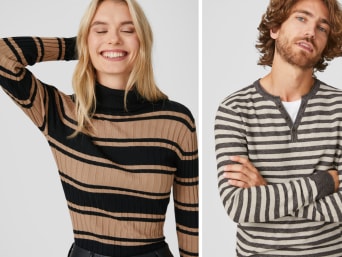 Acquistare Maglioni a righe a prezzi convenienti | Shop Online C\u0026A