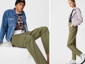 Pantalones khaki en varios colores y diseños | C\u0026A tienda online