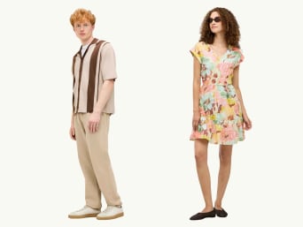 Móda šedesátých let: Slim fit obleky a minisukně jsou nedílnou součástí současného odívání. Móda šedesátých let: Slim fit obleky a minisukně jsou nedílnou součástí současného odívání.