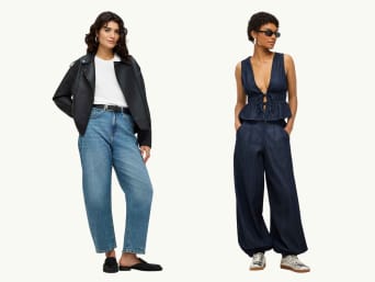 Moda anni ’90: diversi materiali utilizzati negli outfit anni ’90.