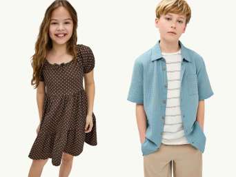 Outfit Einschulung: Kinder in festlichen Outfits.