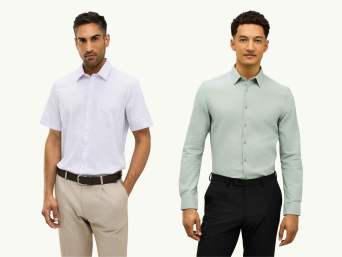 Cómo saber mi talla de camisa: hombres con camisas diferentes. Cómo saber mi talla de camisa: hombres con camisas diferentes.