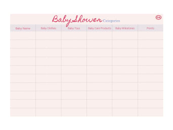 Baby shower game ideas : a template for a fun baby shower game. Baby shower game ideas : a template for a fun baby shower game.