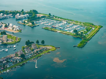 De Zeewolderoute – Luchtfoto van Zeewolde.