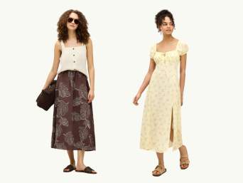 Outfit da festa estiva: gli abiti floreali e le camicette a fiori sono dei classici senza tempo perfetti come outfit per le feste in giardino.