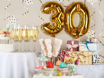 30. Geburtstag – Buffet und Geschenke zum 30. Geburtstag.