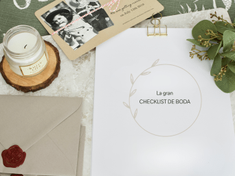 Organización de boda: checklist de boda preparada para la planificación.