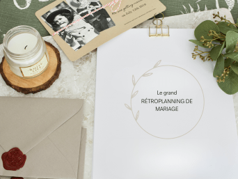 Liste d'organisation de mariage : une check-list de mariage. 