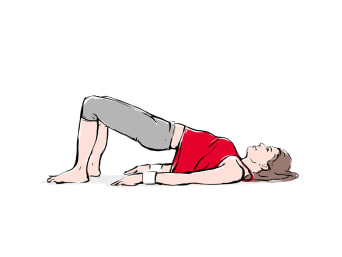Strength training for runners: how to do a pelvic floor exercise. 