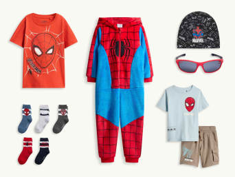 Kleding voor de Spiderman verjaardag Kleding voor de Spiderman verjaardag