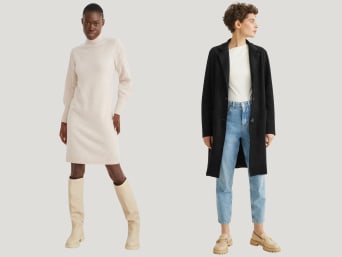 Consigli di stile per un outfit minimal: fai attenzione alla lunghezza giusta dei tuoi capi.