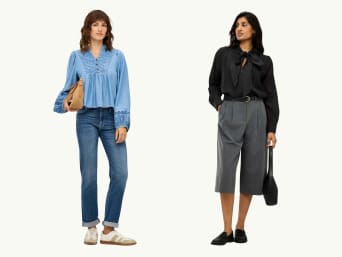 Outfits für große Frauen – Verschiedene Oberteile, die großen Frauen schmeicheln.