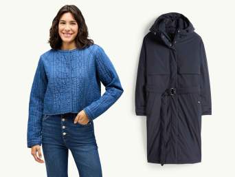 Mode für kleine Frauen: Taillierte Mäntel in Midi-Länge schmeicheln kleinen Frauen. Mode für kleine Frauen: Taillierte Mäntel in Midi-Länge schmeicheln kleinen Frauen.