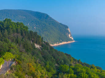 Monte Conero MTB: vista panoramica sul Parco del Conero.
