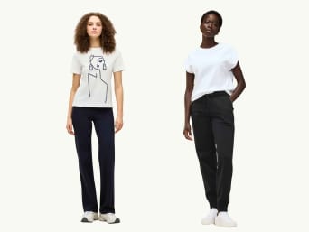 Reiseoutfit Damen: Collage zum sportlichen Look zum Reisen. Reiseoutfit Damen: Collage zum sportlichen Look zum Reisen.