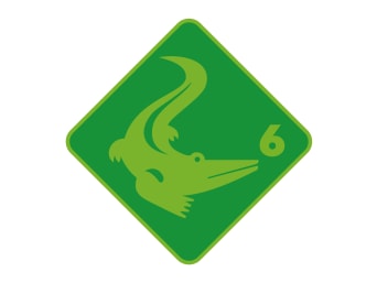Schwimmabzeichen Kinder: GLT 6 Grundlagentest Krokodil © swimsports