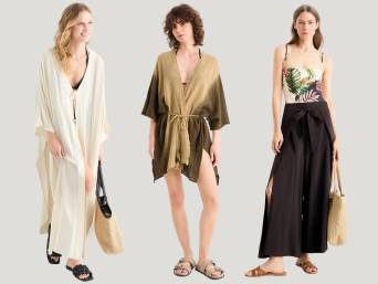 Strandoutfit – Strandaccessoires für den perfekten Look am Strand. Strandoutfit – Strandaccessoires für den perfekten Look am Strand.