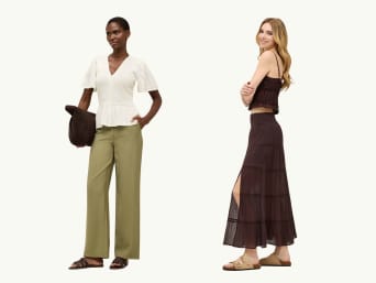 Boho-Outfits für Damen: Oberteile, Cardigans und Maxikleider für den Boho-Look.