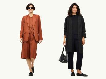 Layered outfits in monochrome. Layered outfits in monochrome.