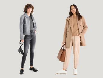 Monochrome style – Outfit con capi della stessa famiglia cromatica.