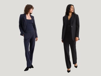 Outfit monocromatici per l’ufficio.