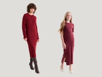 Matching outfit madre e figlia: outfit uguali mamma e figlia vestite uguali.