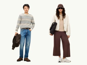 Scandi wardrobe: monotonous patterns are part of the look. Scandi wardrobe: monotonous patterns are part of the look.