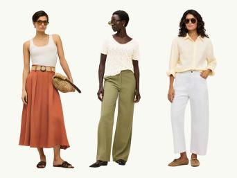 Abbinare gli outfit bianchi: toni naturali, colori pastello e contrasti decisi.