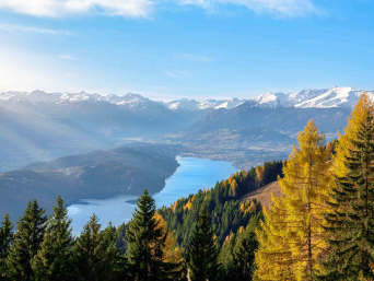 Nockberge Trail – Blick auf den Millstätter See. 