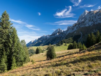 Der Alpenpanoramaweg – ein Blick auf die Schwägalp.
