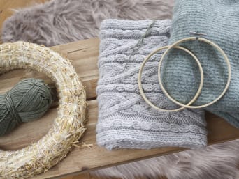  Materiales para las ideas de upcycling textil a partir de jerséis y bufandas de punto