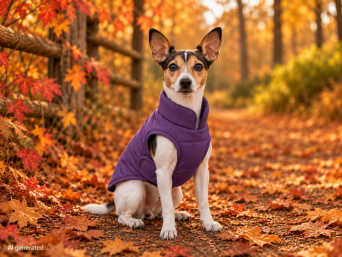 Wärmende Winterjacke für Hunde.