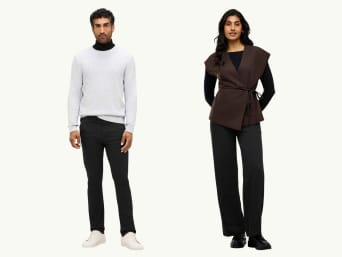 Business outfit winter: Een wollen jas is een geweldige optie voor een zakelijke look voor vrouwen in de winter.