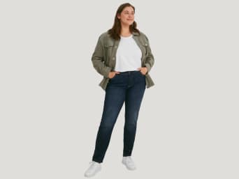 Layering look: Jackets can conceal chubby upper arms.