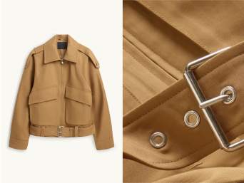 Beige Jacken