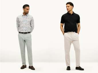 Pantalons en sergé de coton