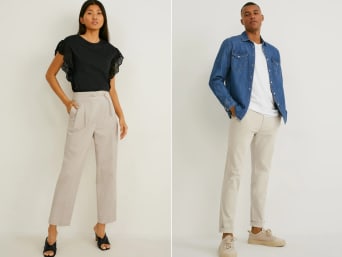 Pogo stick sprong spontaan Rijpen Beige broeken in topkwaliteit kopen | C&A Online Shop