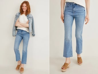 keuken Geometrie In hoeveelheid Dames flare jeans in top kwaliteit - C&A Online Shop