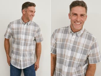 elk schildpad vod Overhemd met korte mouwen voor heren | C&A Online Shop